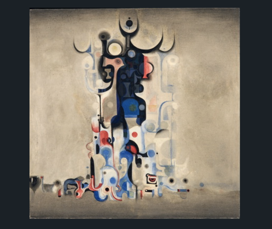 Ibrahim Salahi, A Vision of the Tomb, 1965 – Kilde - WikiArt